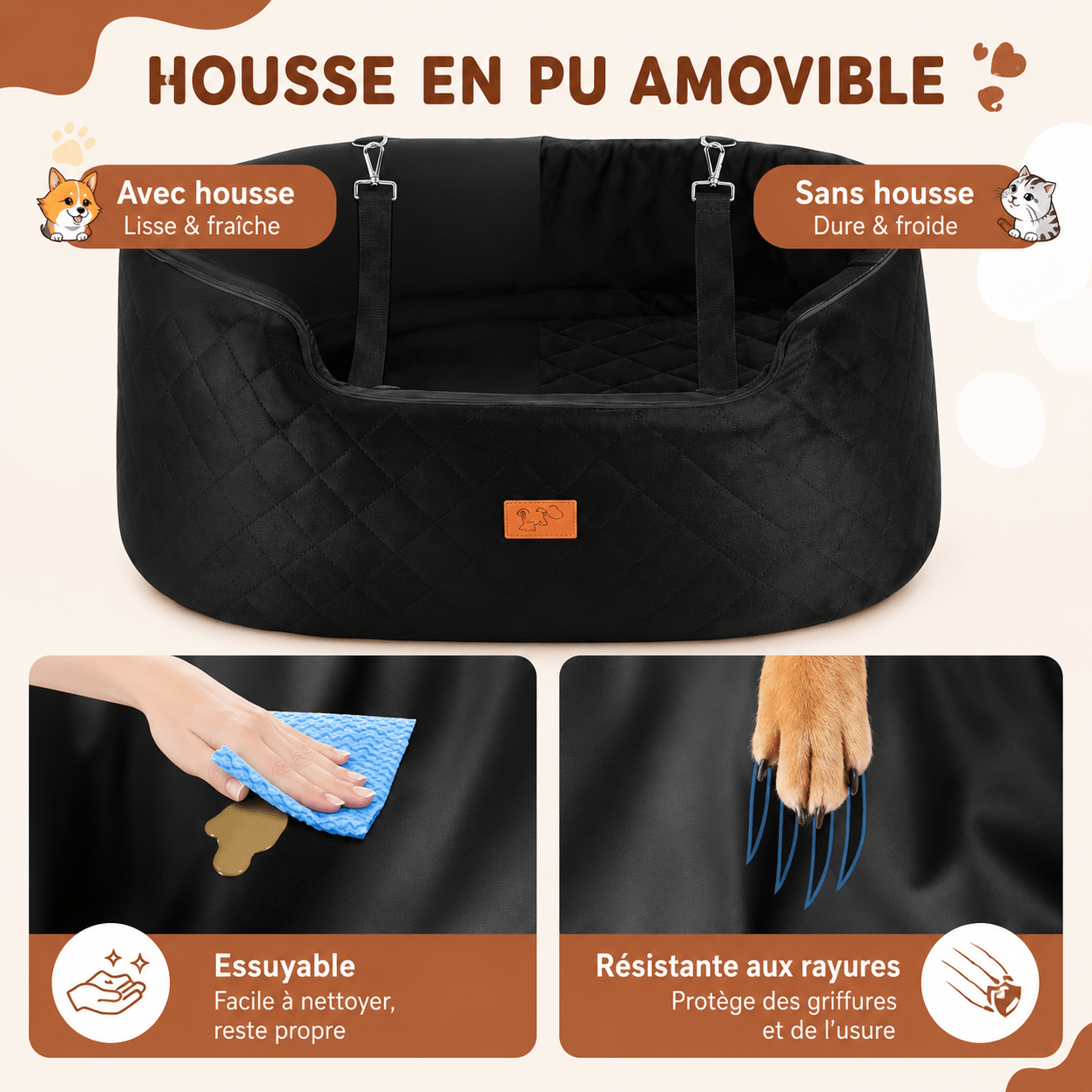 panier pour voyager avec chien