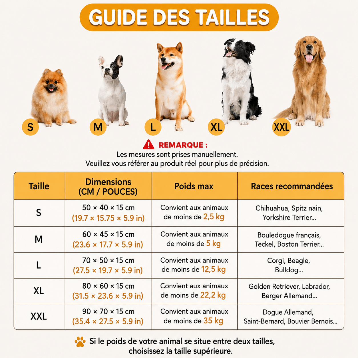 lit spacieux pour chien