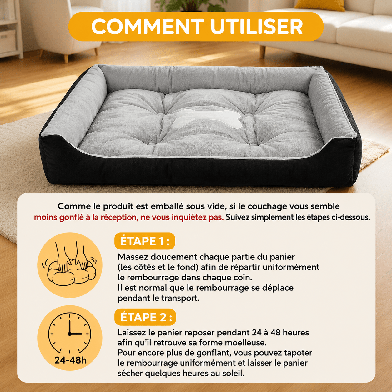 panier robuste pour chien