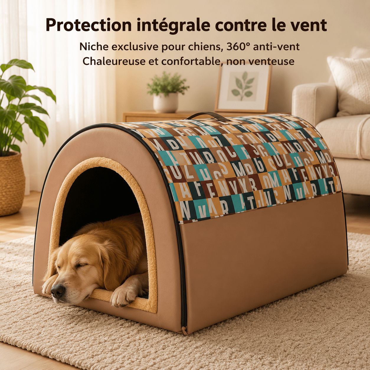 panier chien design élégant