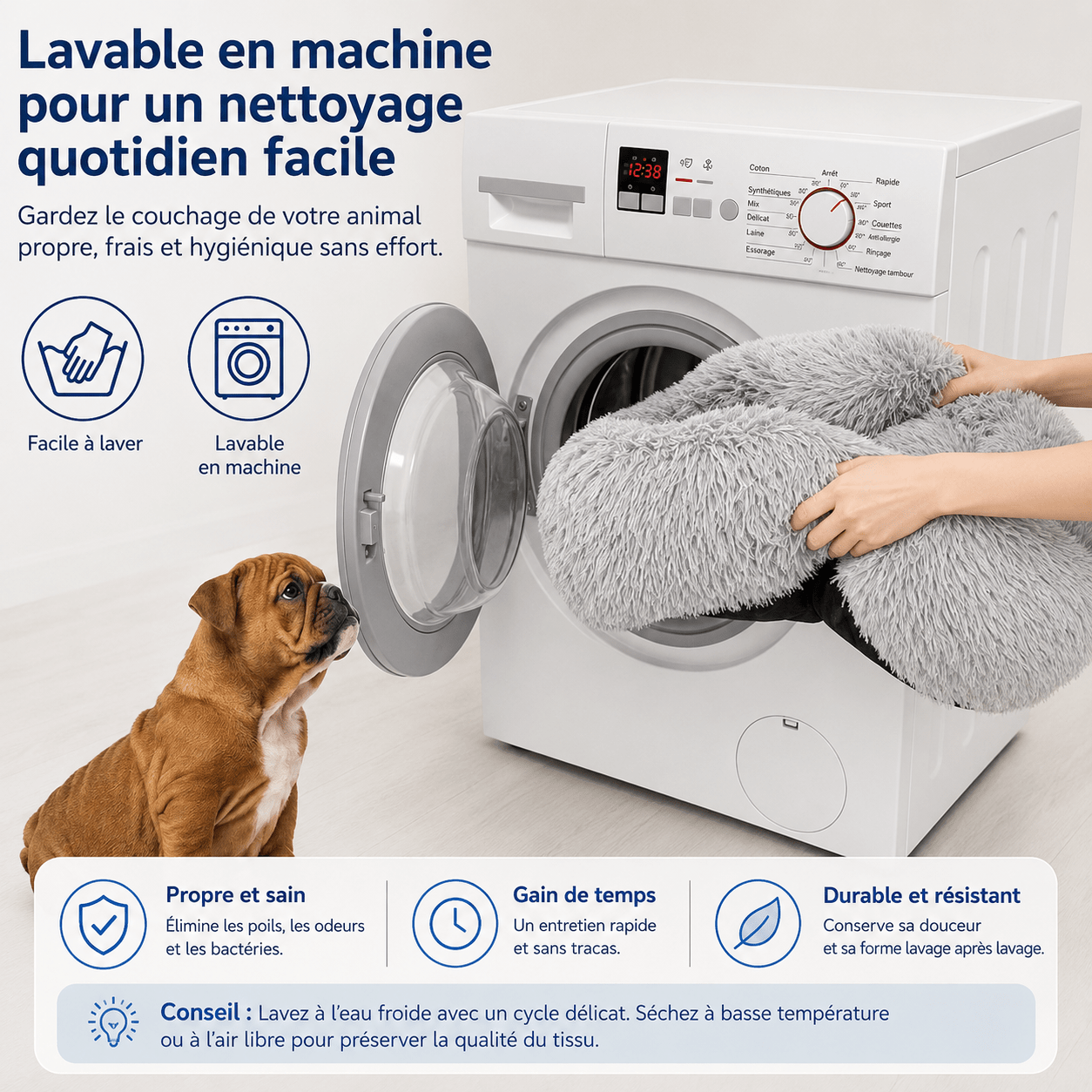 panier lavable pour animal