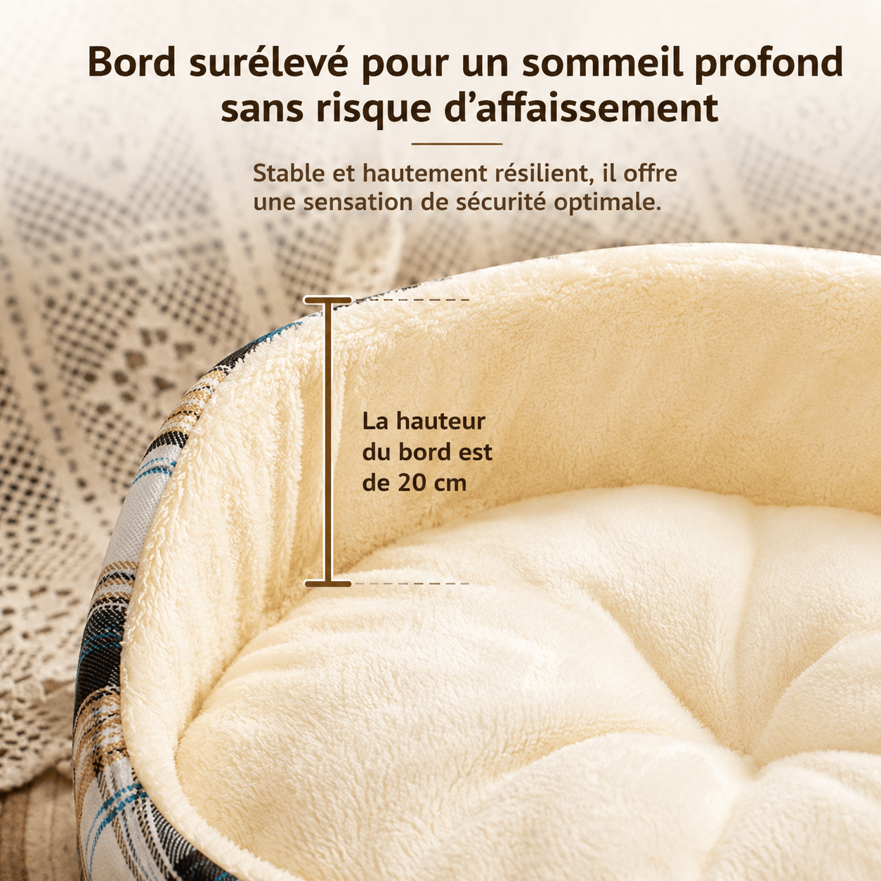 panier confortable pour chien