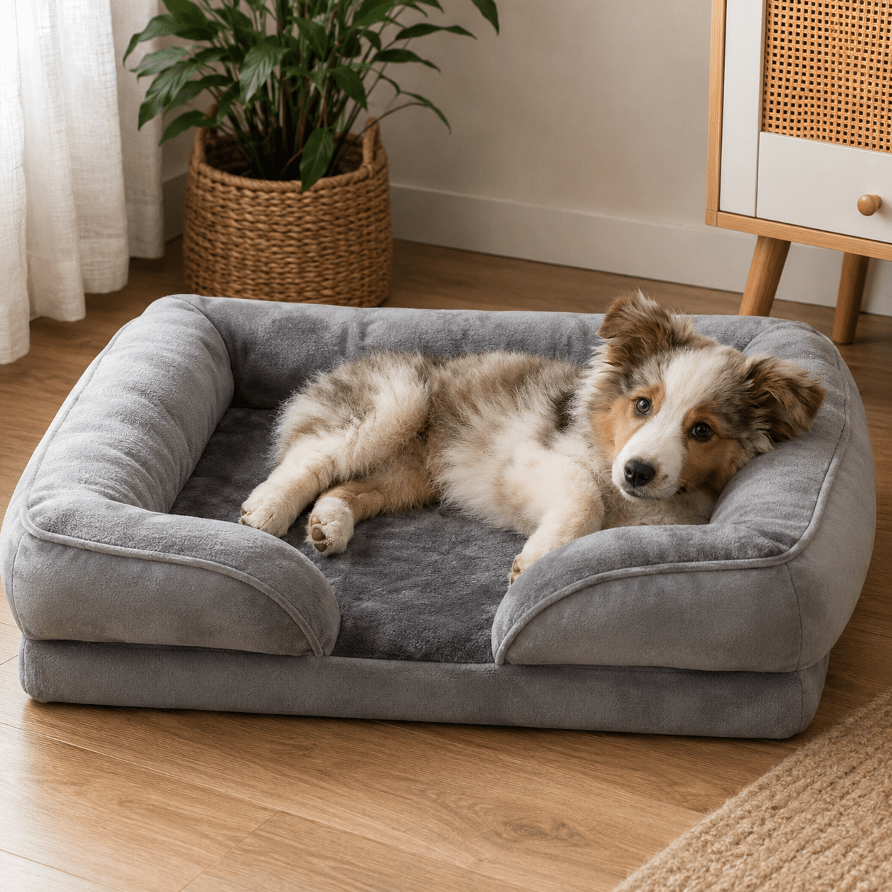 panier orthopédique petit chien