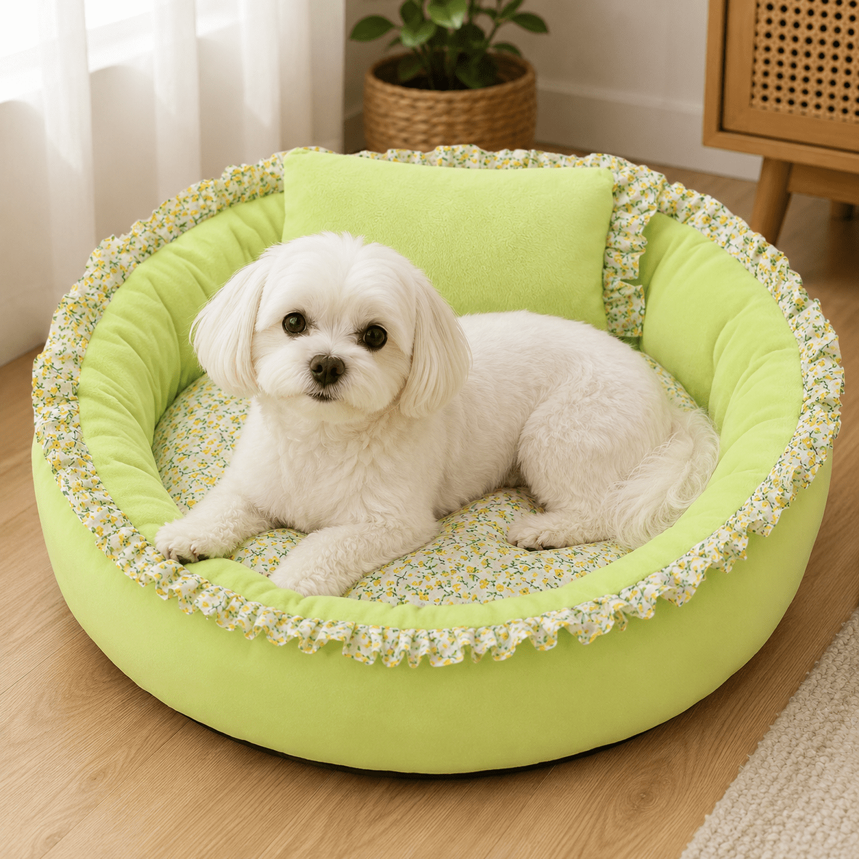 panier pour chien confortable