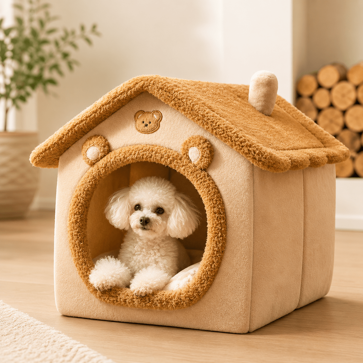 refuge chien confortable