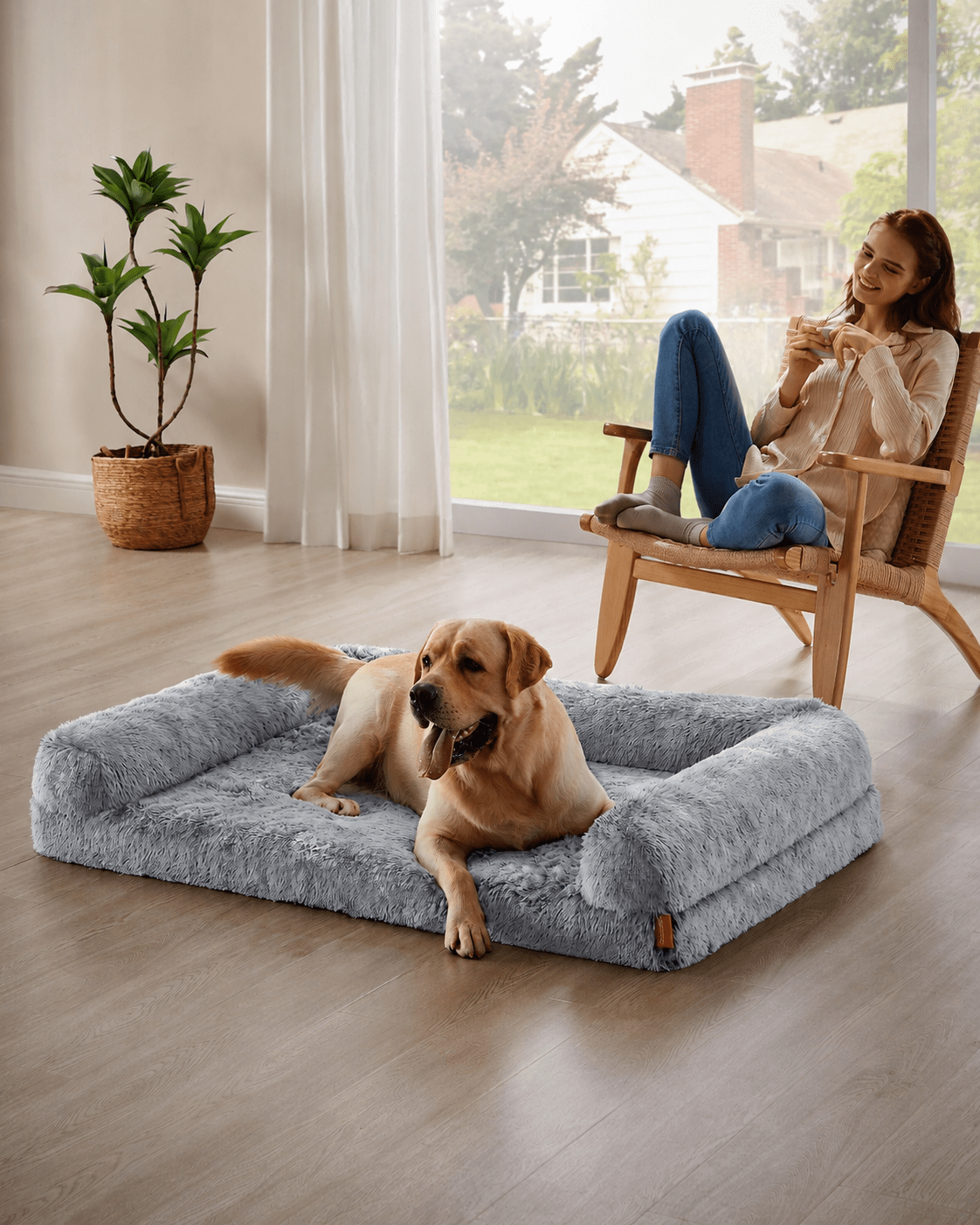 grand panier lavable pour chien