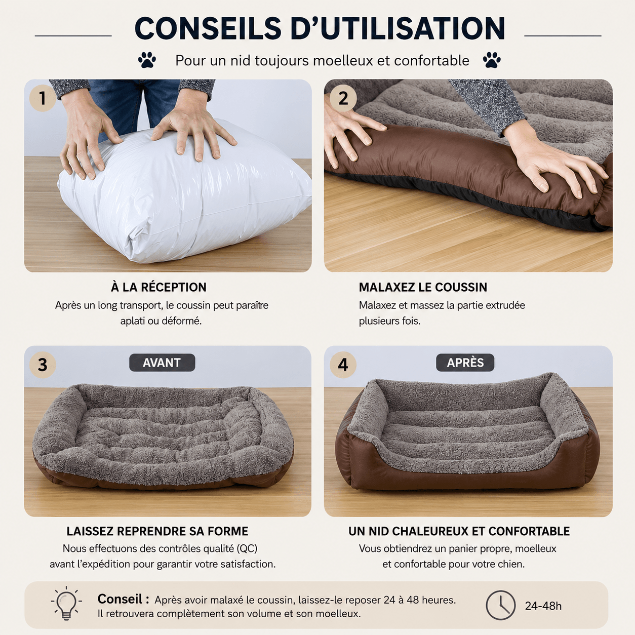 panier moderne en coton