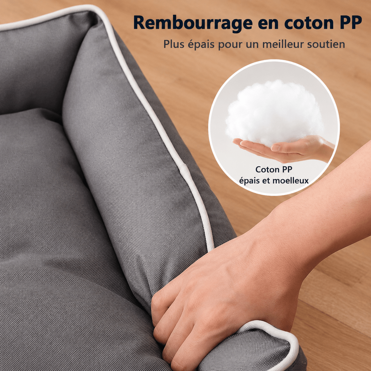 chien confort panier