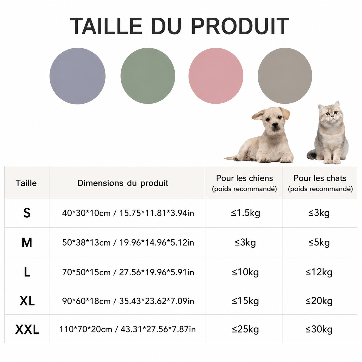 design élégant panier chien