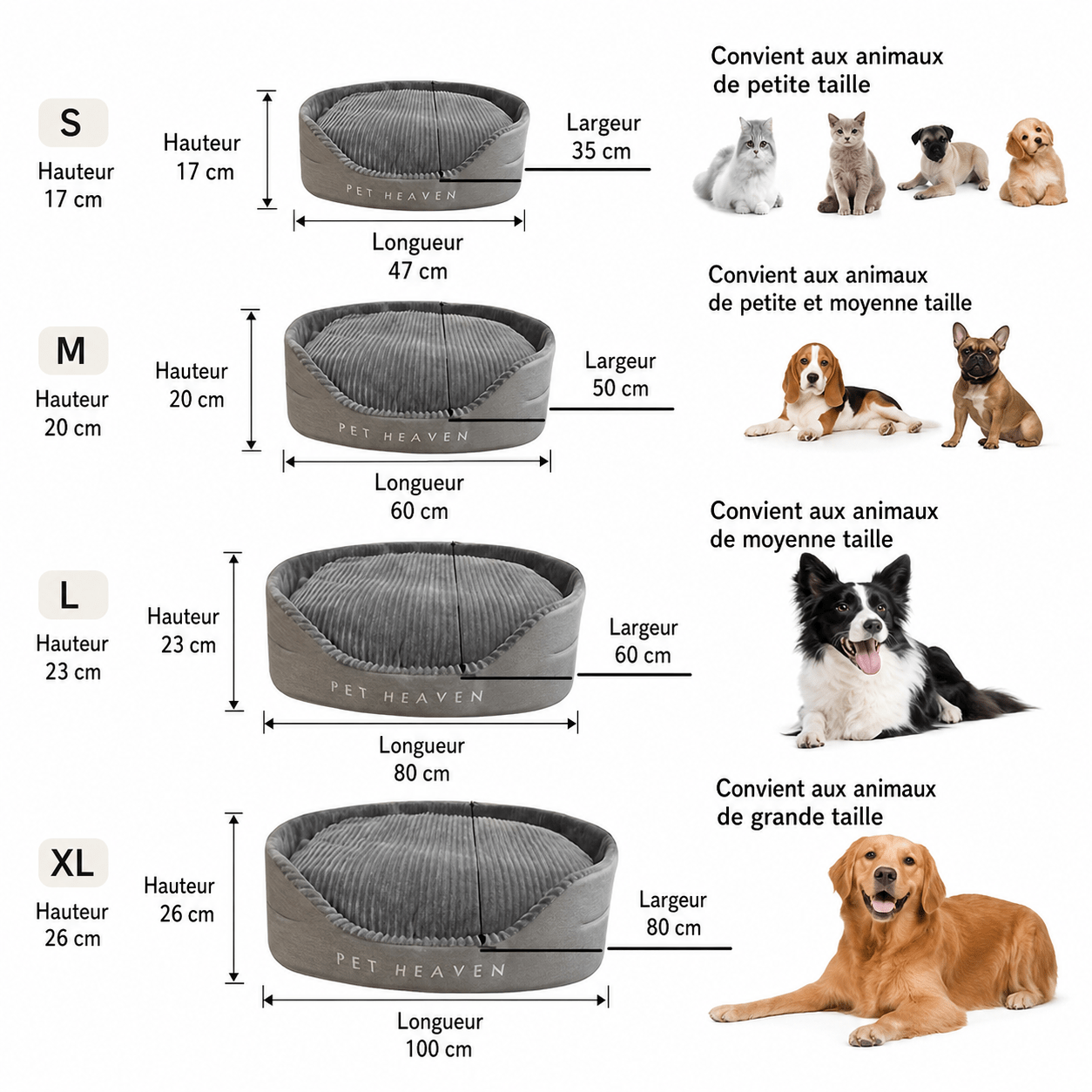 panier coussin pour grand chien – Image 2