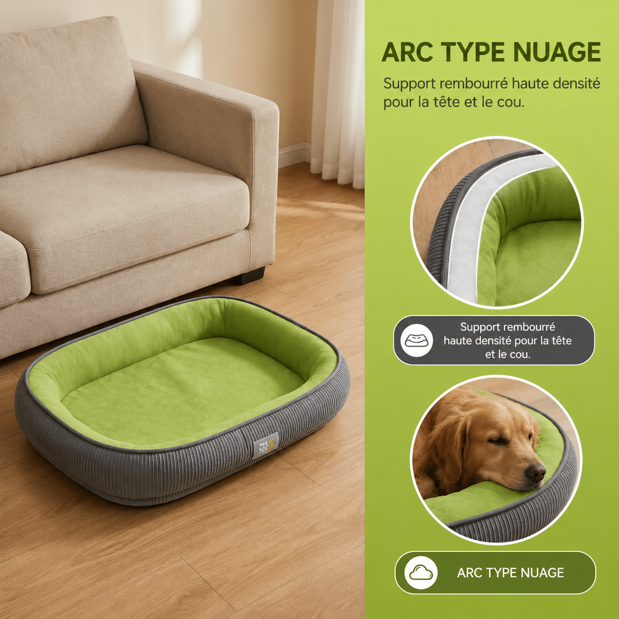 panier pour chien moderne