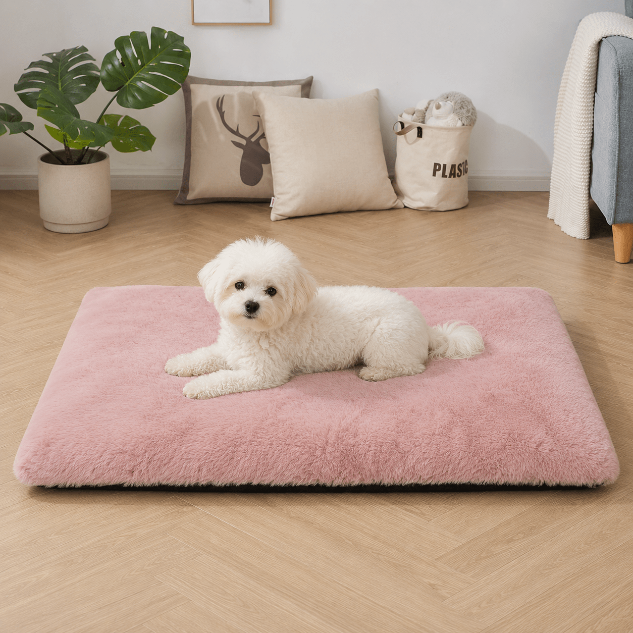 coussin grand panier pour chien