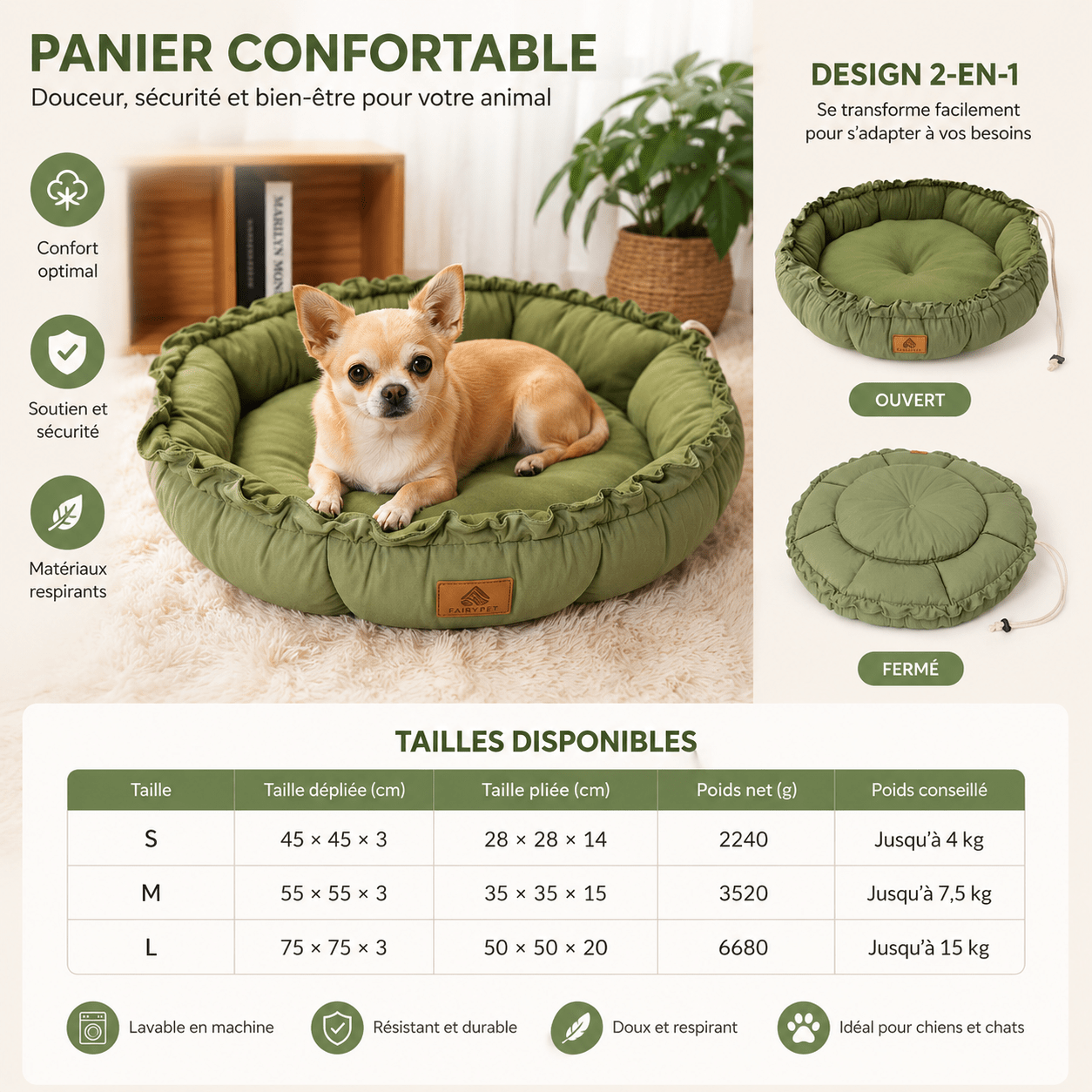 cocon pour chien