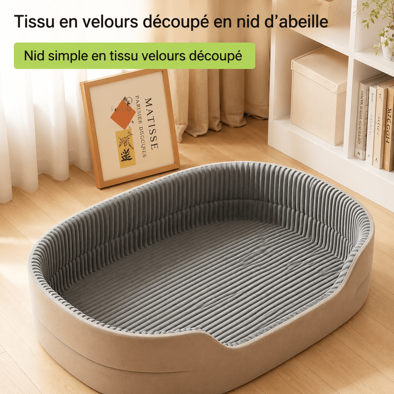 panier en mousse pour grand chien – Image 2