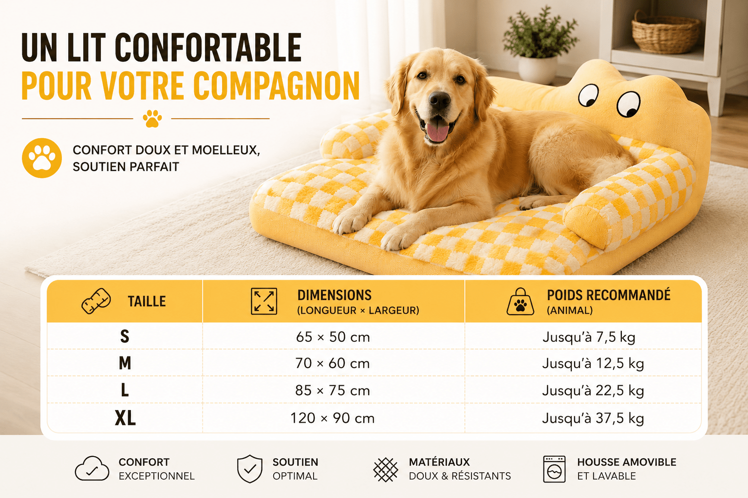 panier apaisant chien grande taille – Image 5