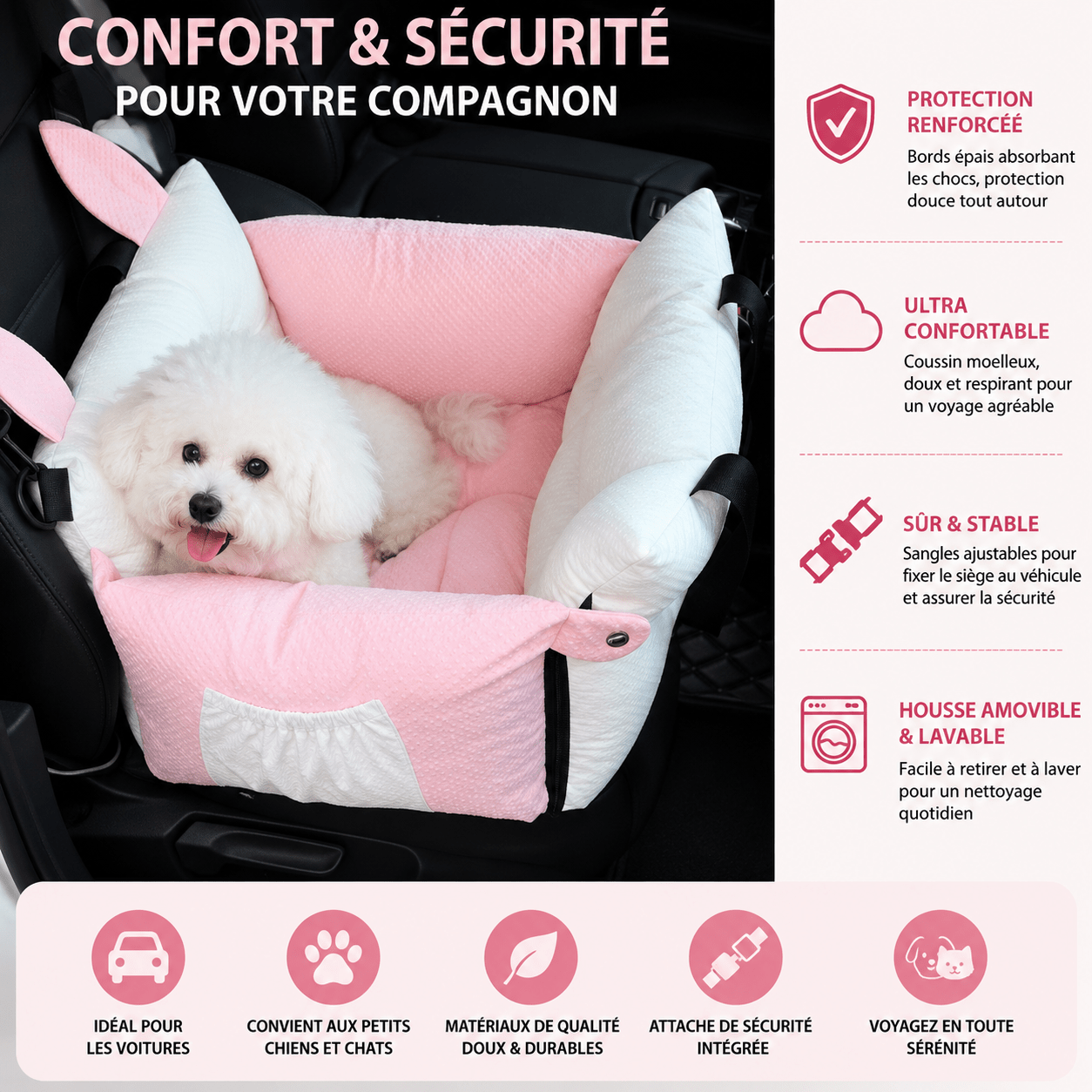 Espace chien voiture