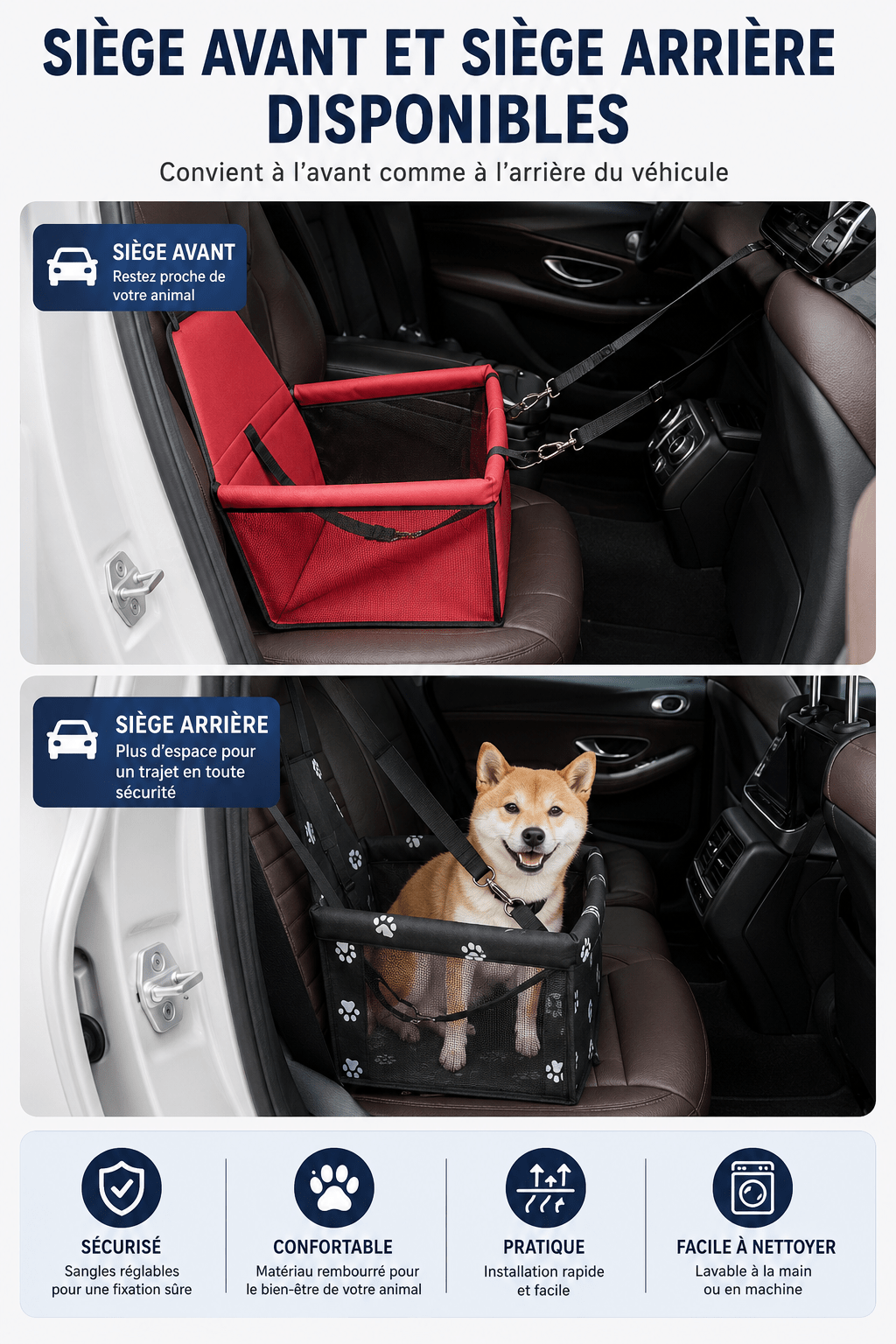 confort animal voiture