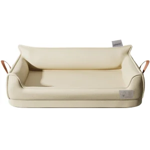 panier grand chien en cuir