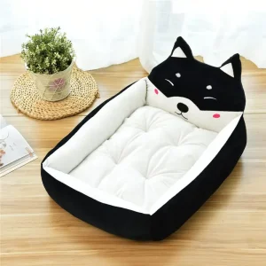 panier noir petit chien