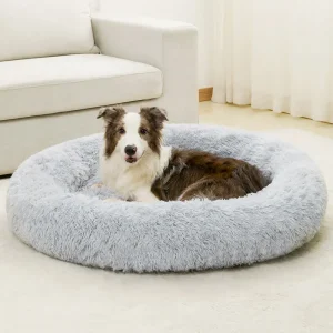 grand panier chien fourrure
