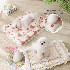 panier petit chien en coton