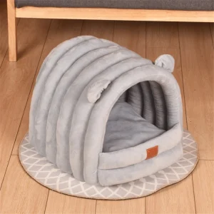 panier igloo pour petit chien