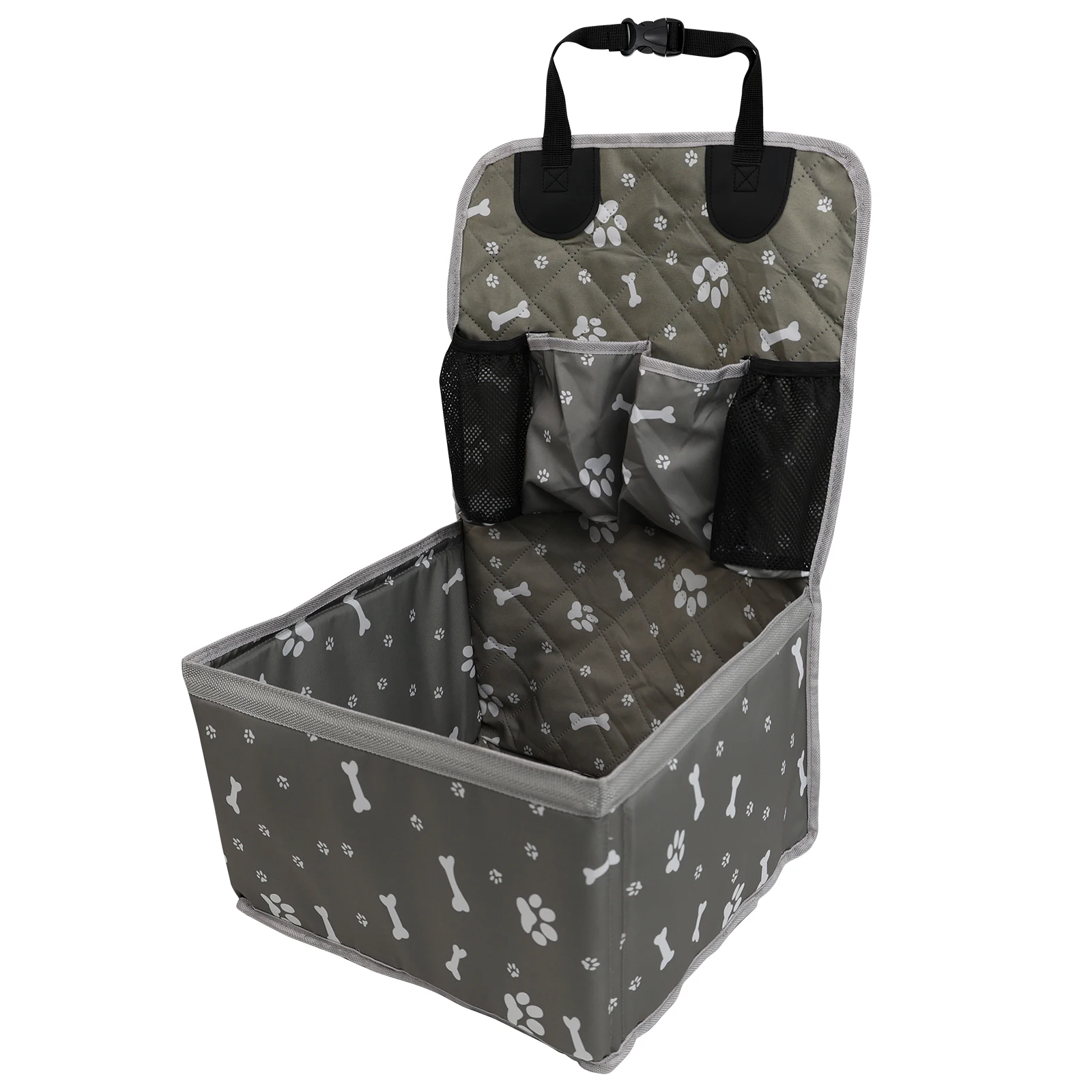 panier gris de voiture