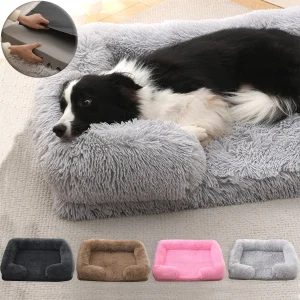 panier grand chien peluche