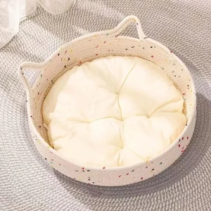 panier osier blanc