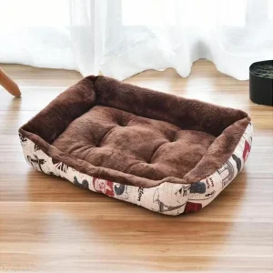 panier petit chien marron