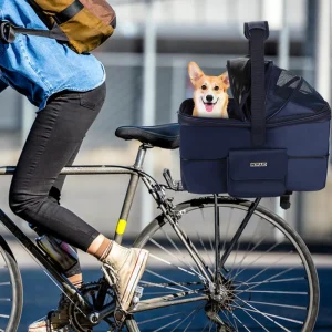 panier vélo pour chien arrière