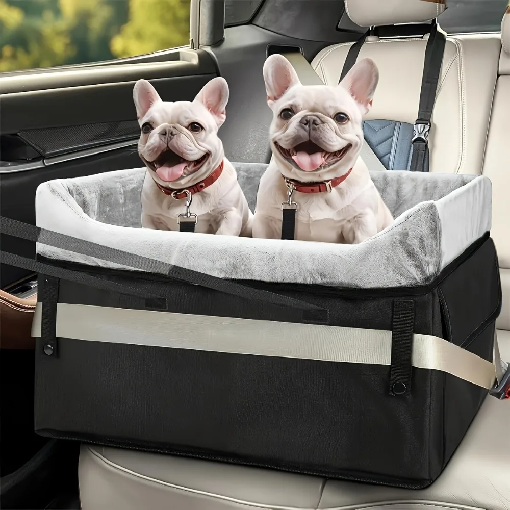 panier voiture élégant pour chien