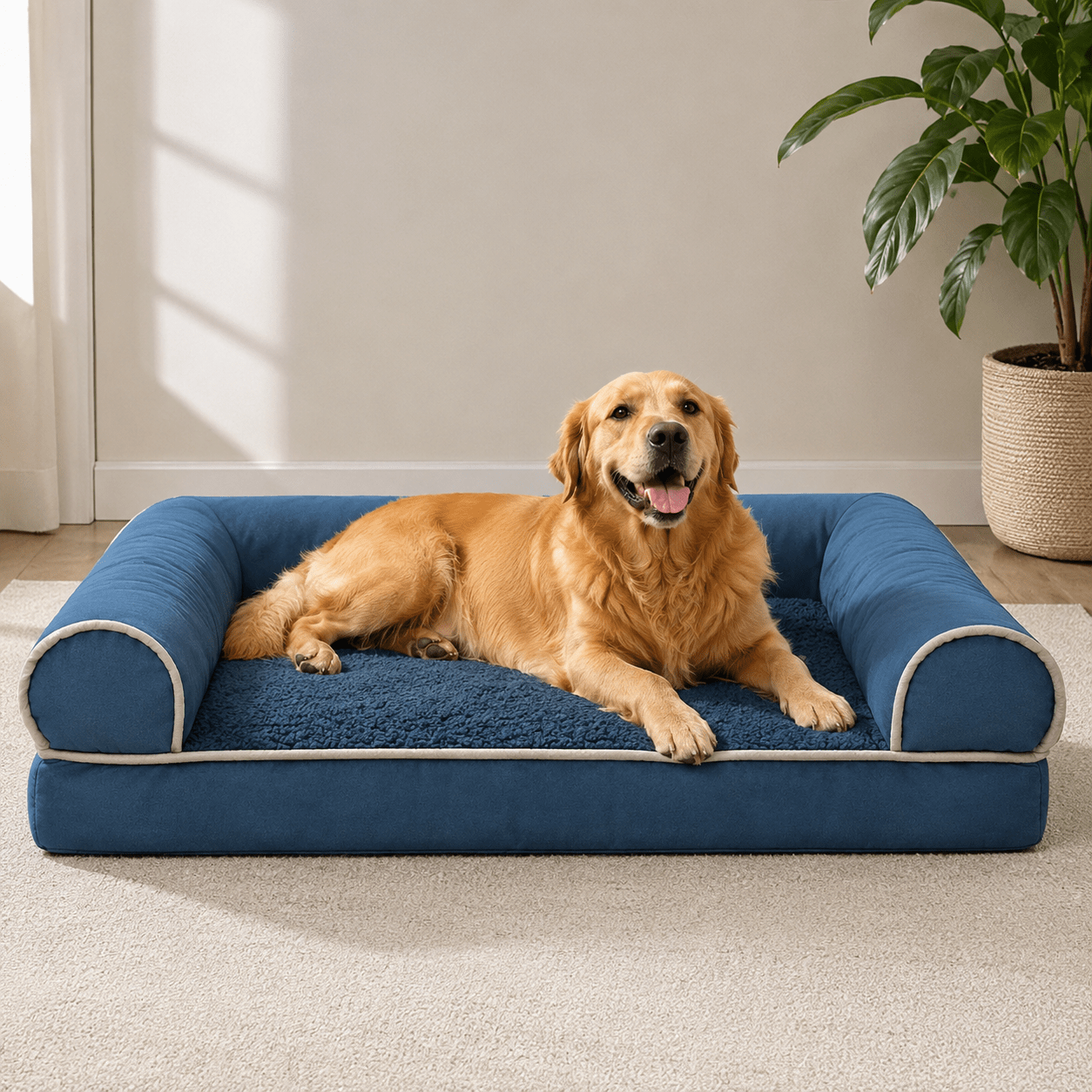 panier mémoire de forme pour grands chiens