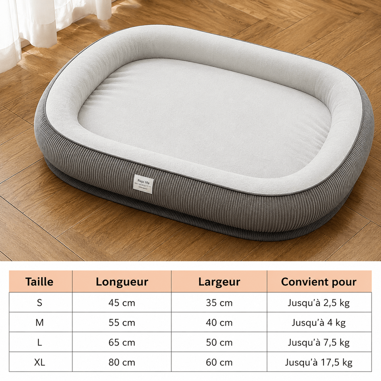 panier chien design moderne