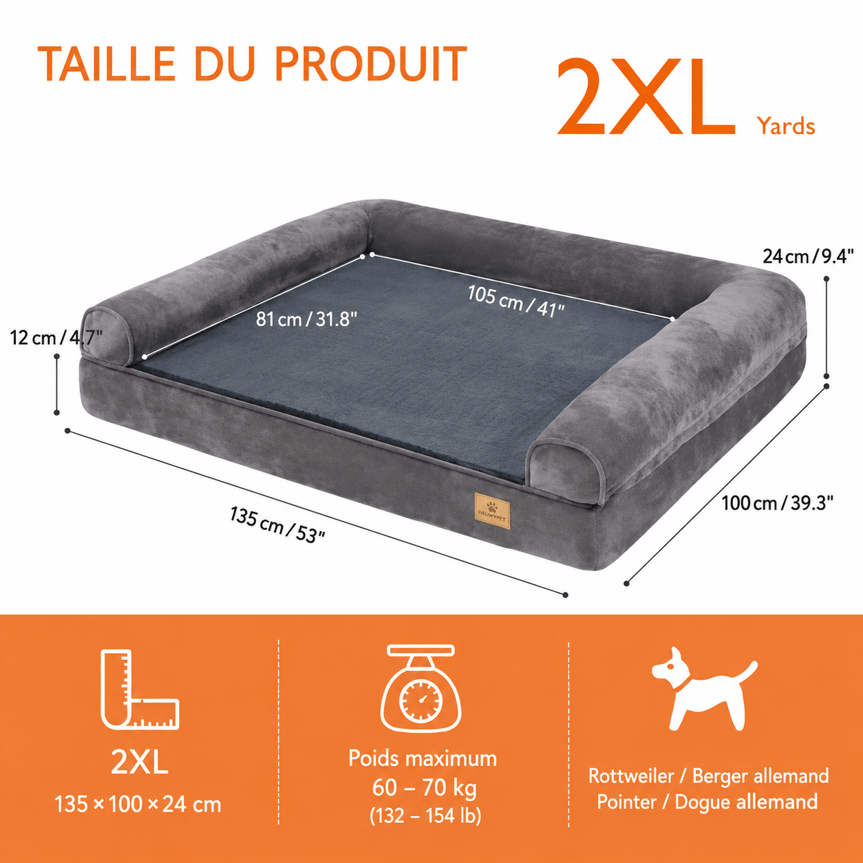 literie pour chien de grande taille