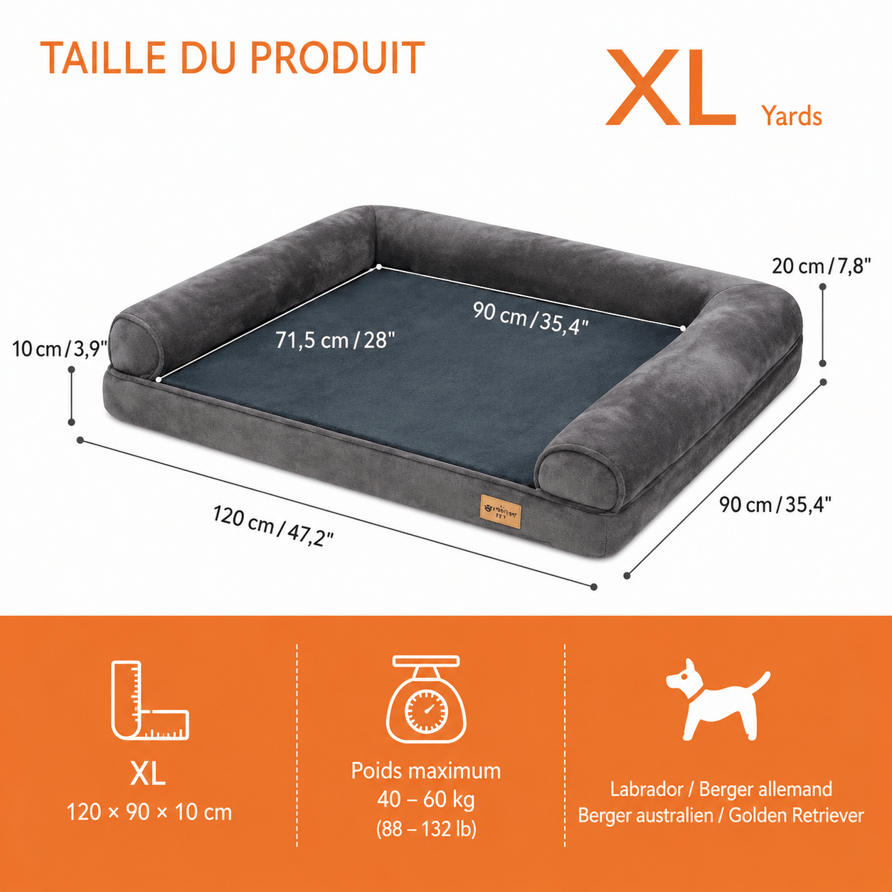 panier doux pour chien