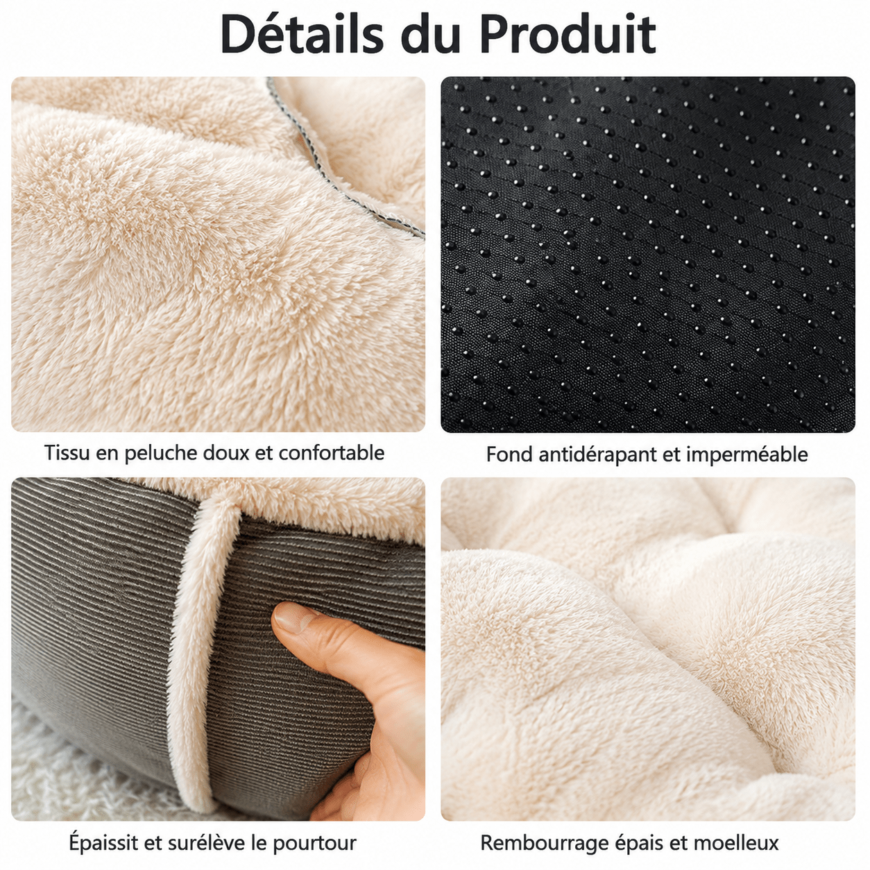 panier rond pour gros chien