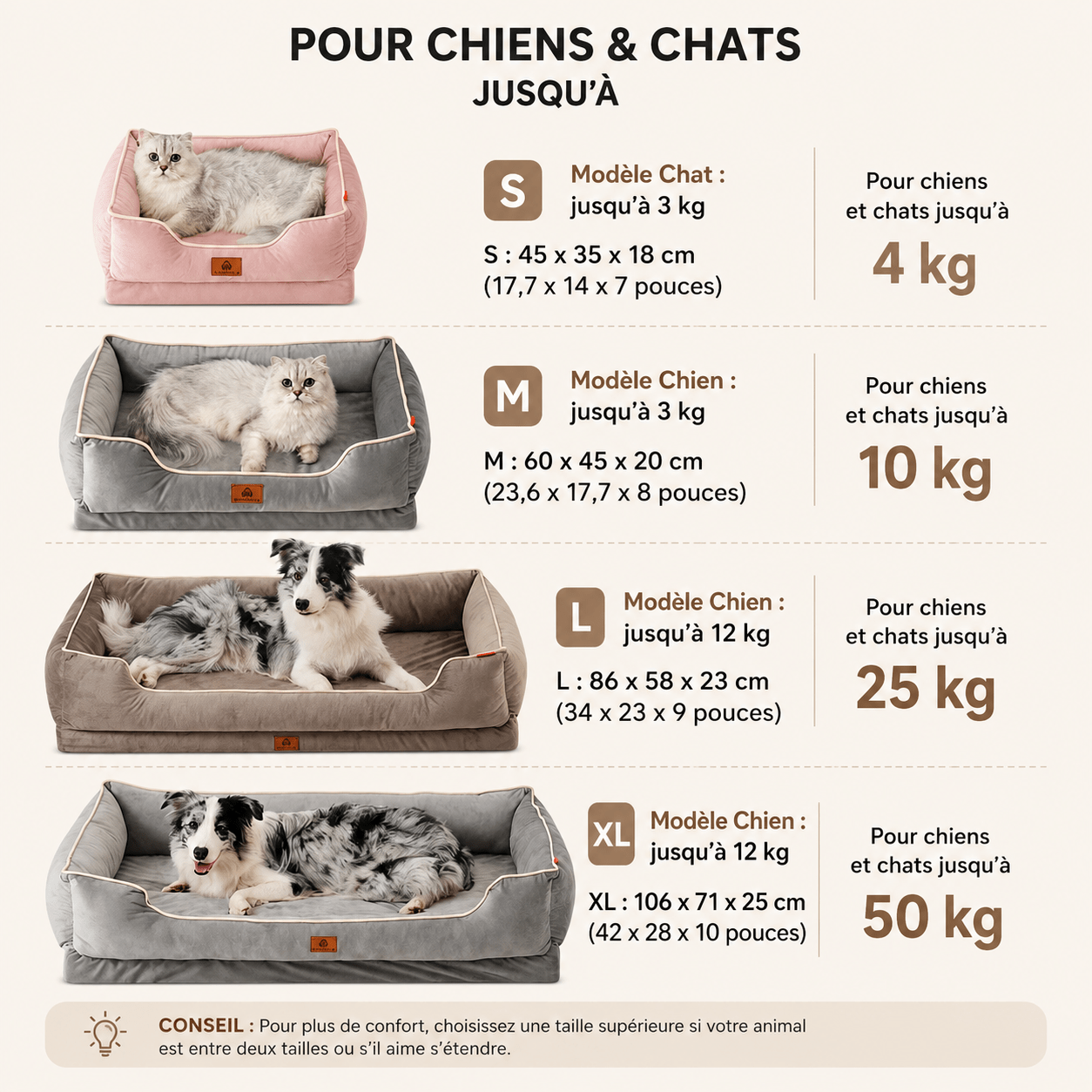 panier chien dehoussable design – Image 6