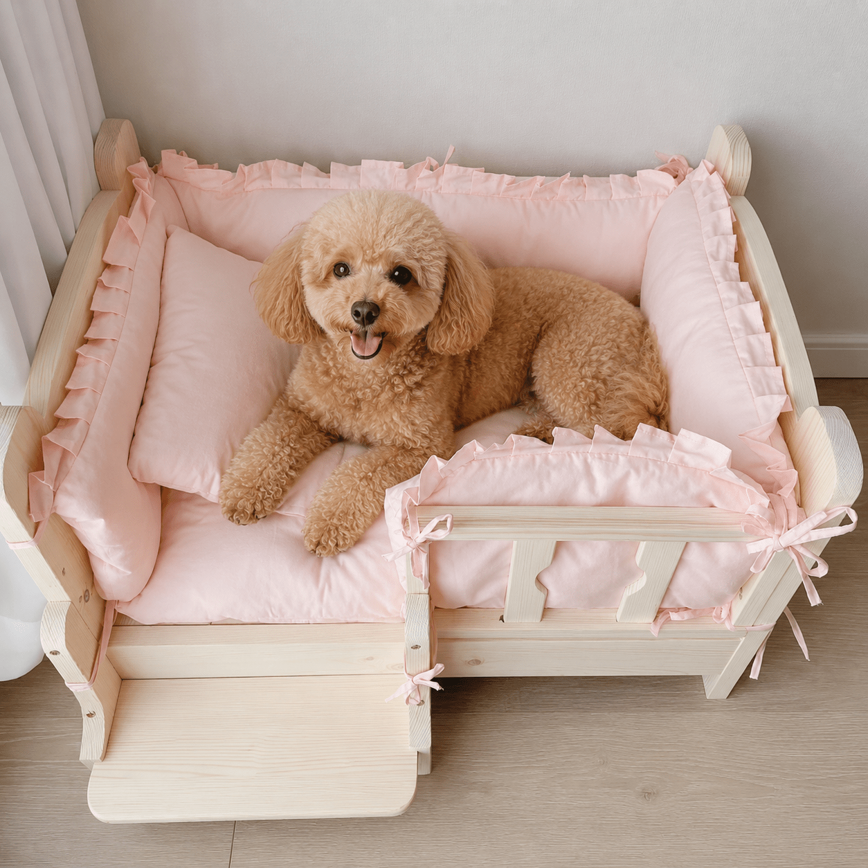 grand panier en bois chien