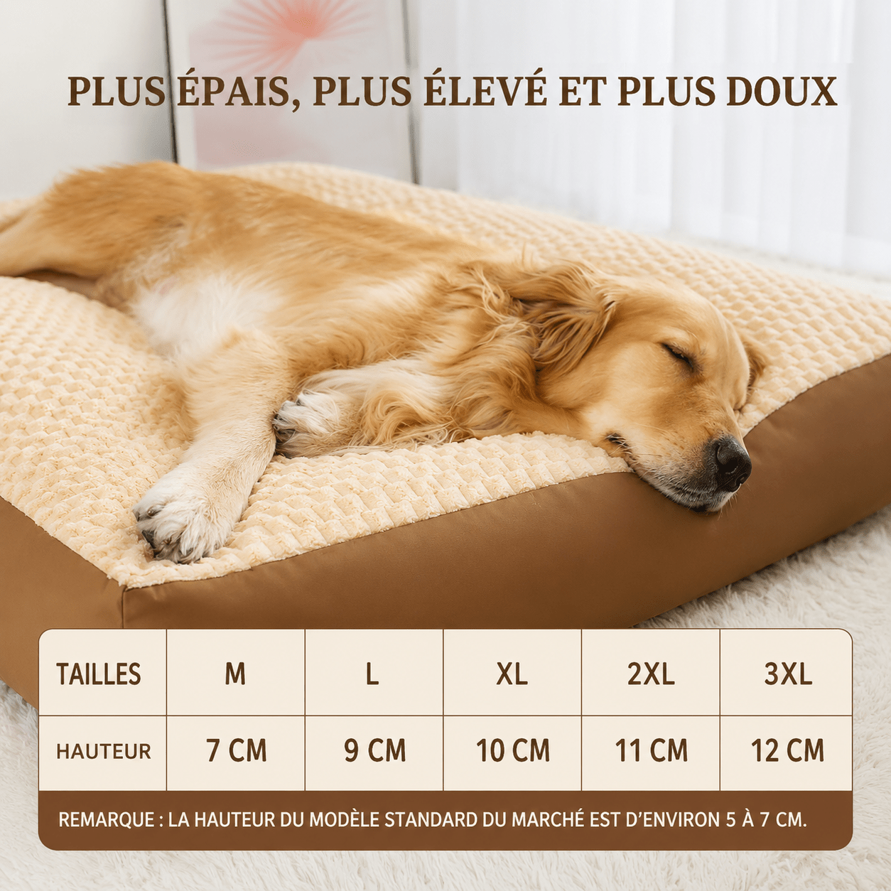 panier lavable pour grand chien