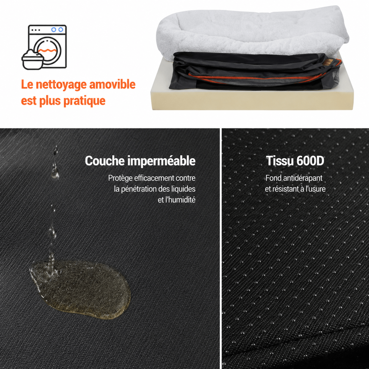 design élégant panier chien