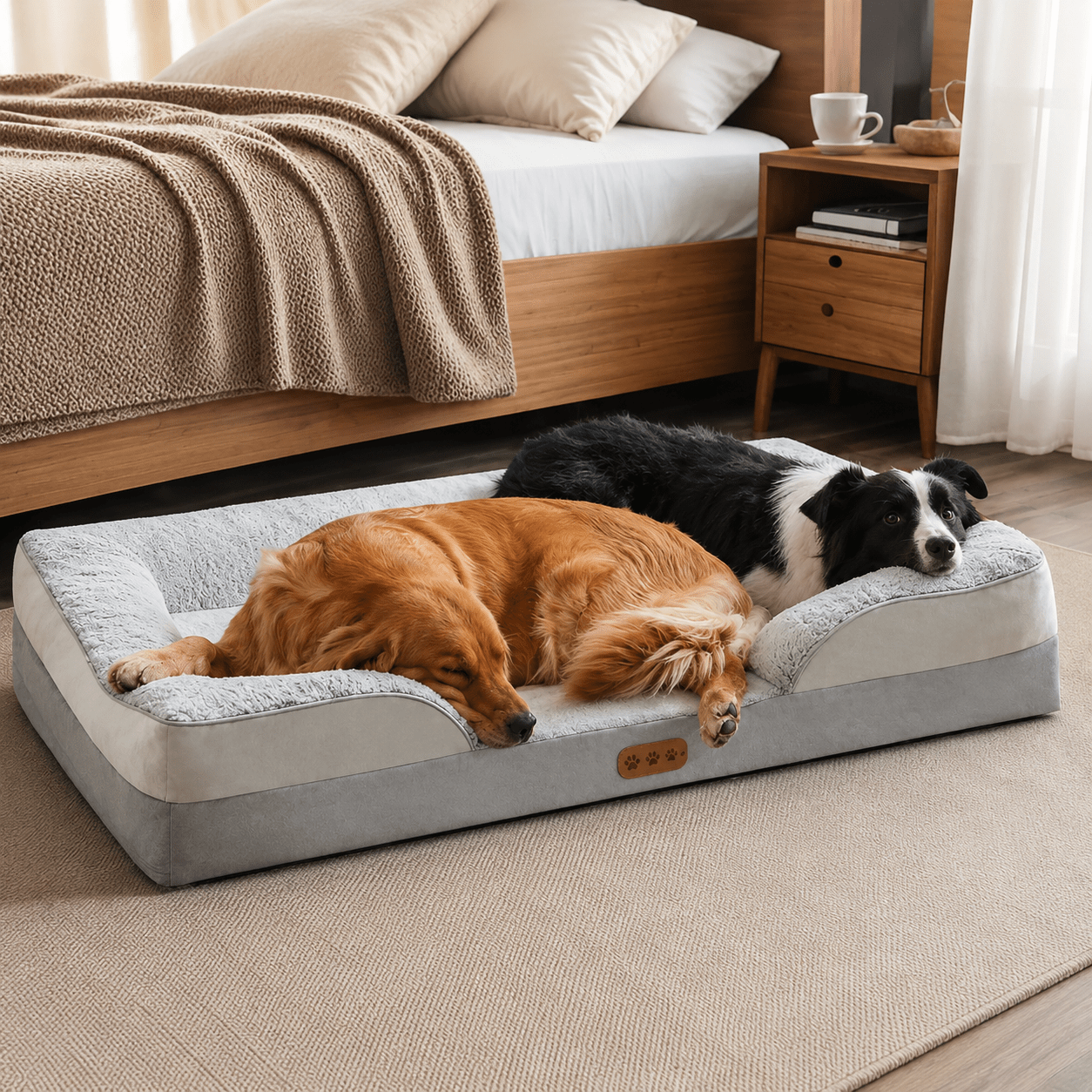 panier chien mémoire forme