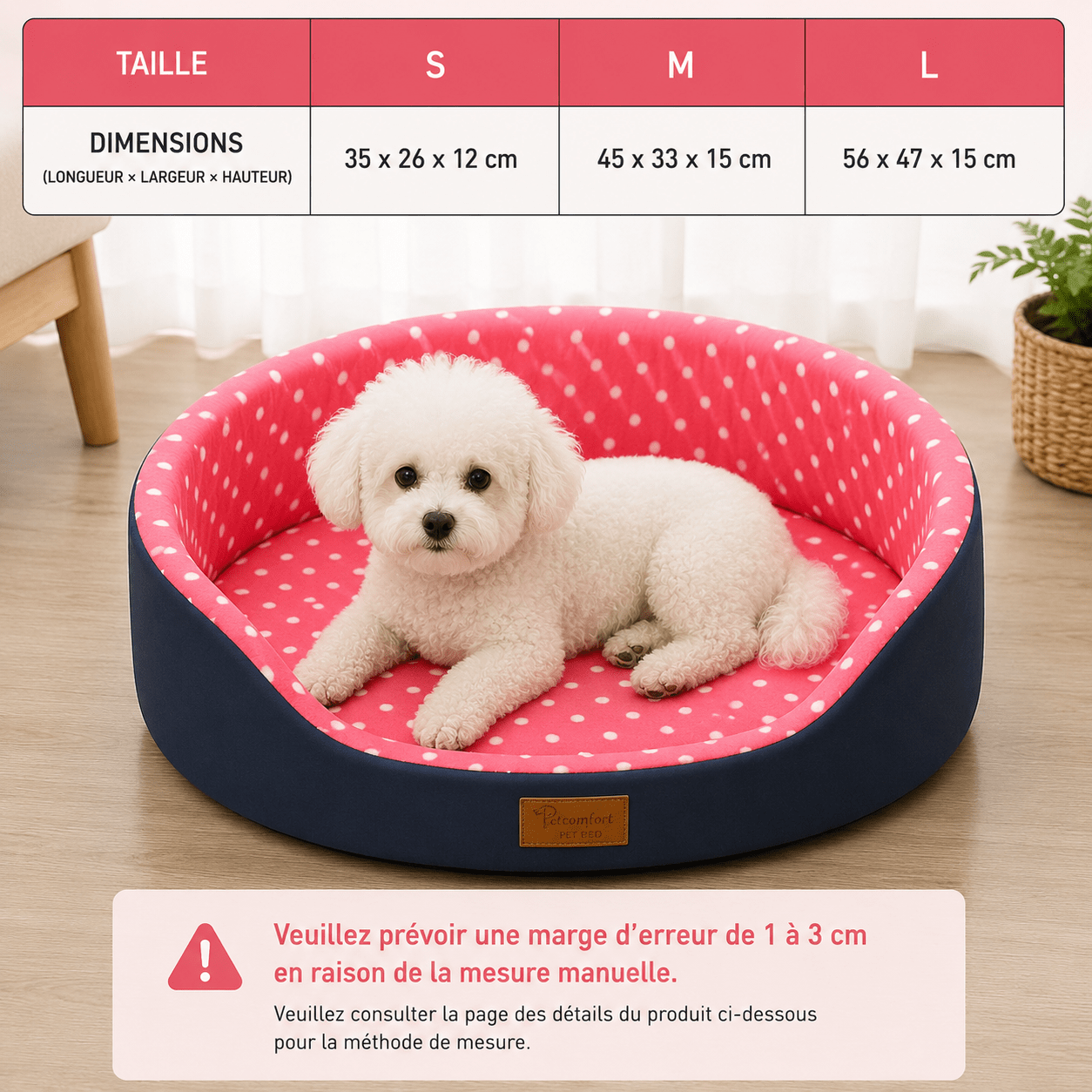 coussin pour chien sensible