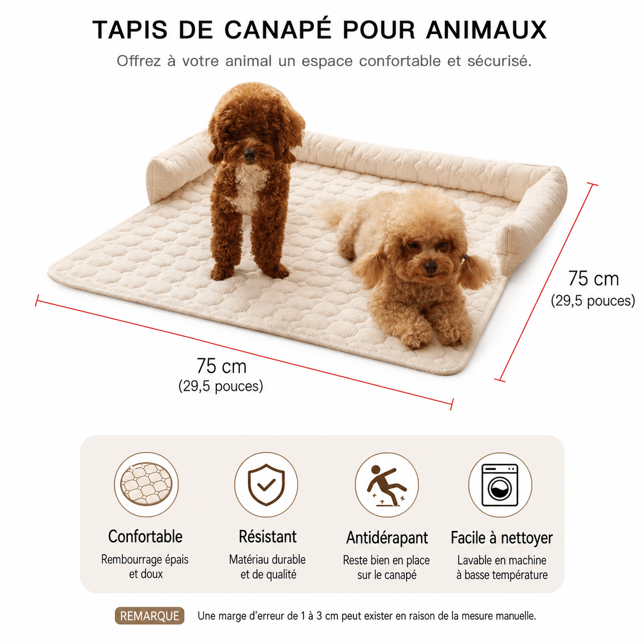panier élégant pour chien