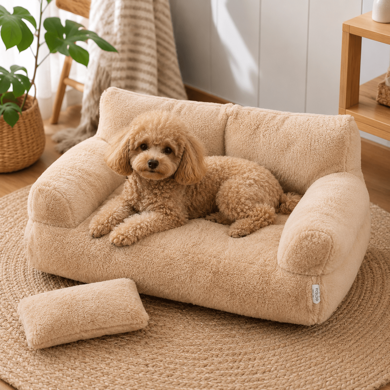 panier chien anti stress déhoussable
