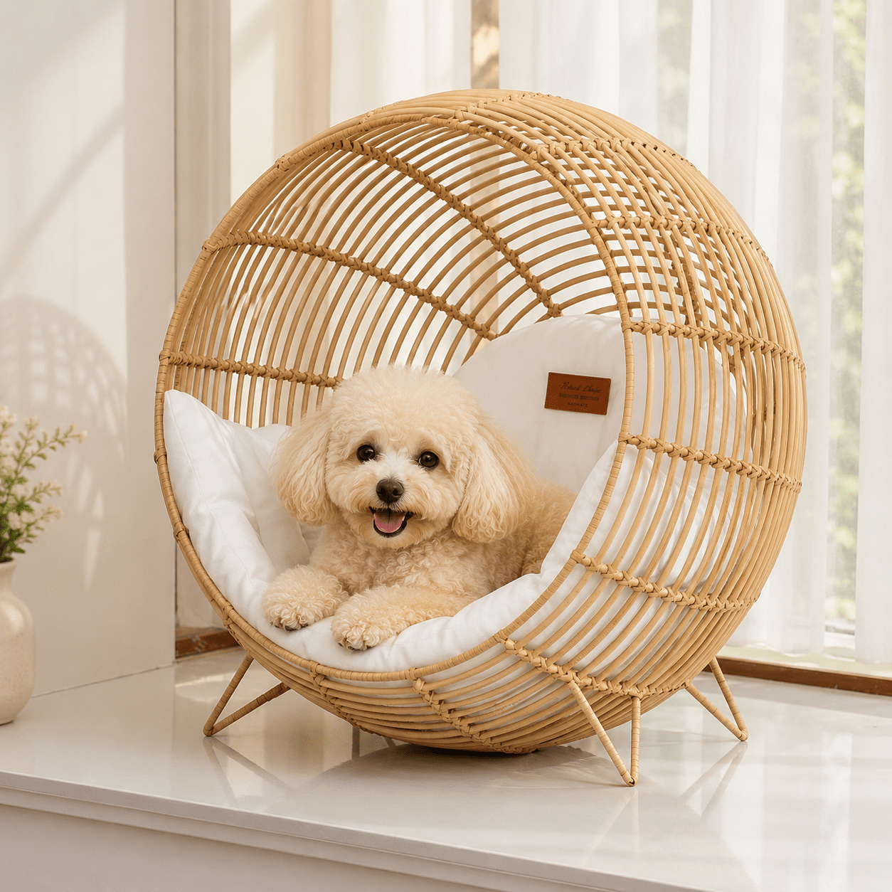 panier chien haut