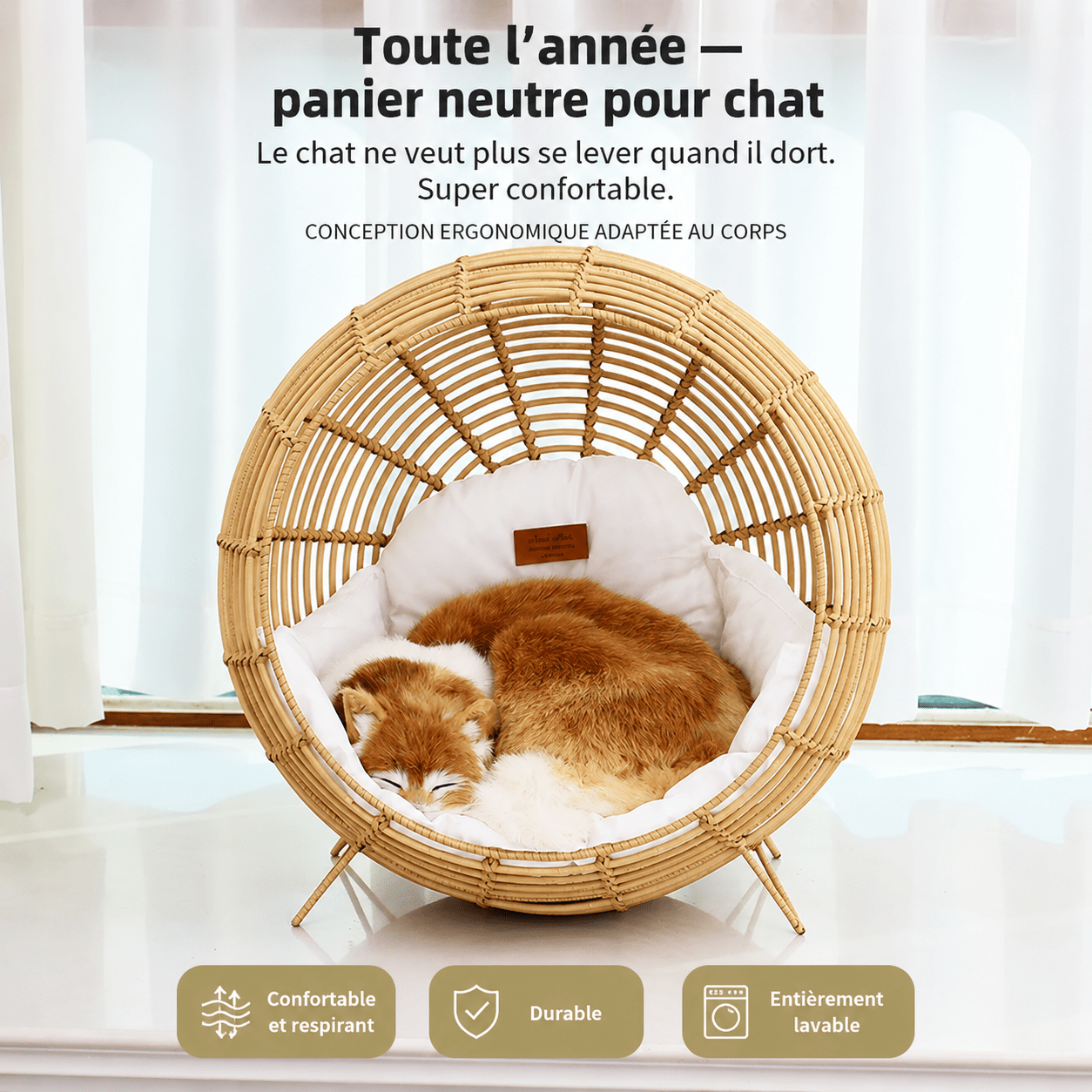 panier chien moderne