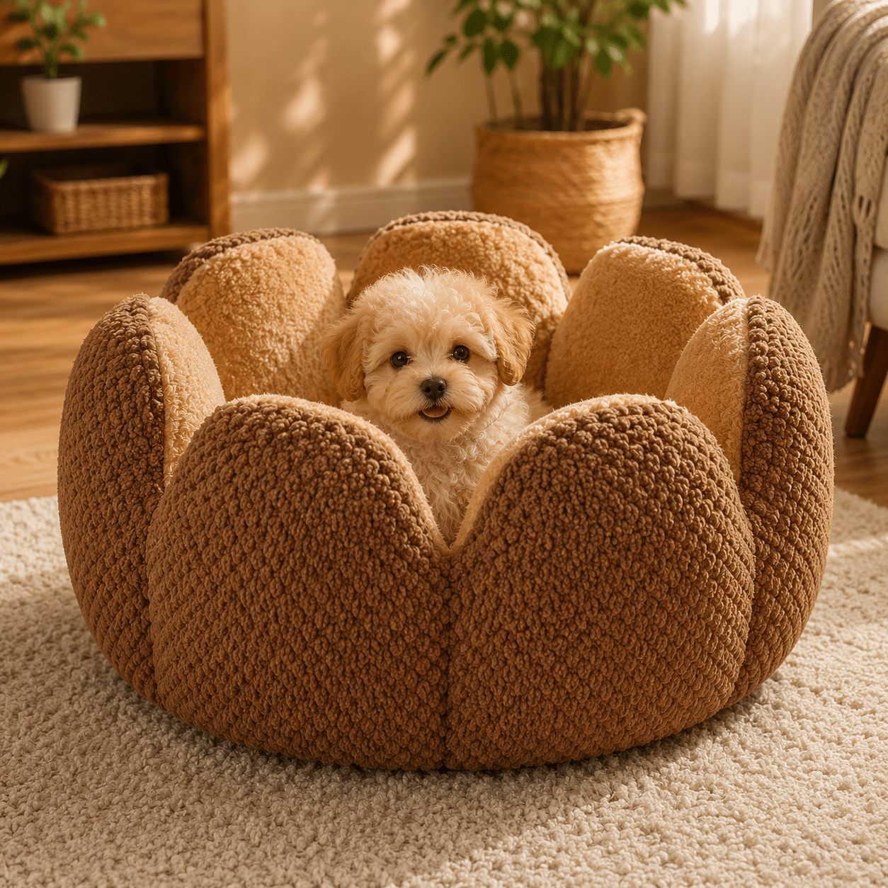 couchage panier chien chat café