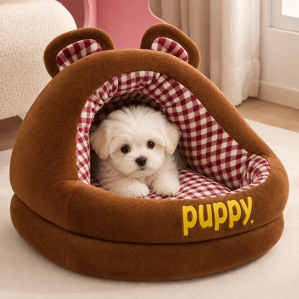 panier design pour petit chien