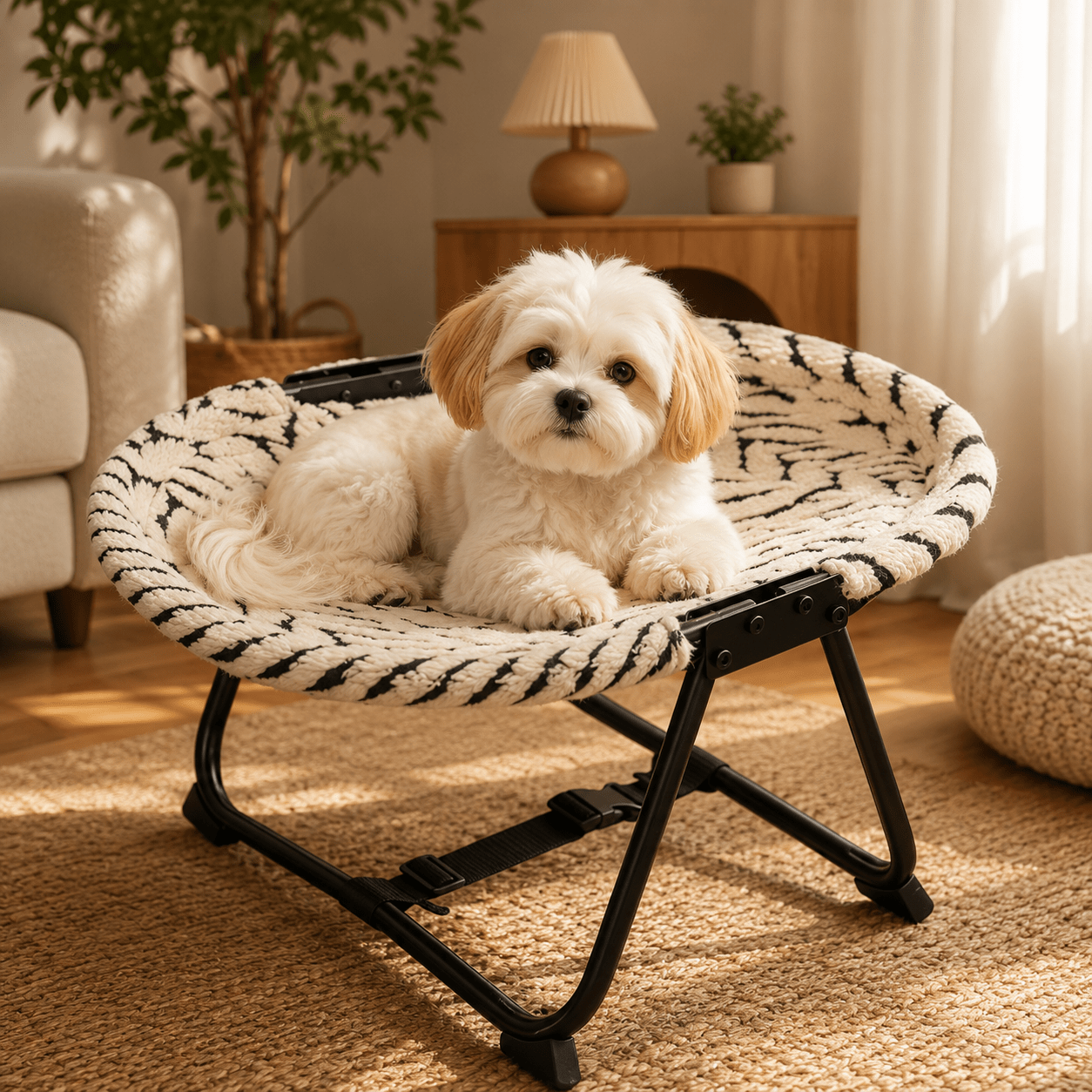 panier chien moderne